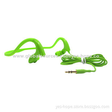 Behind neck headset for iPod